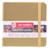 Cuaderno Sketch Book Oro Blanco 140 g/m² Art Creation 12x12cm