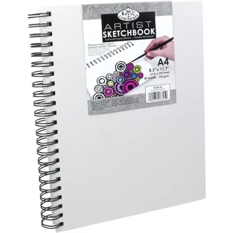 Cuaderno Sketch Book Portada Lienzo Royal & Langnickel A4