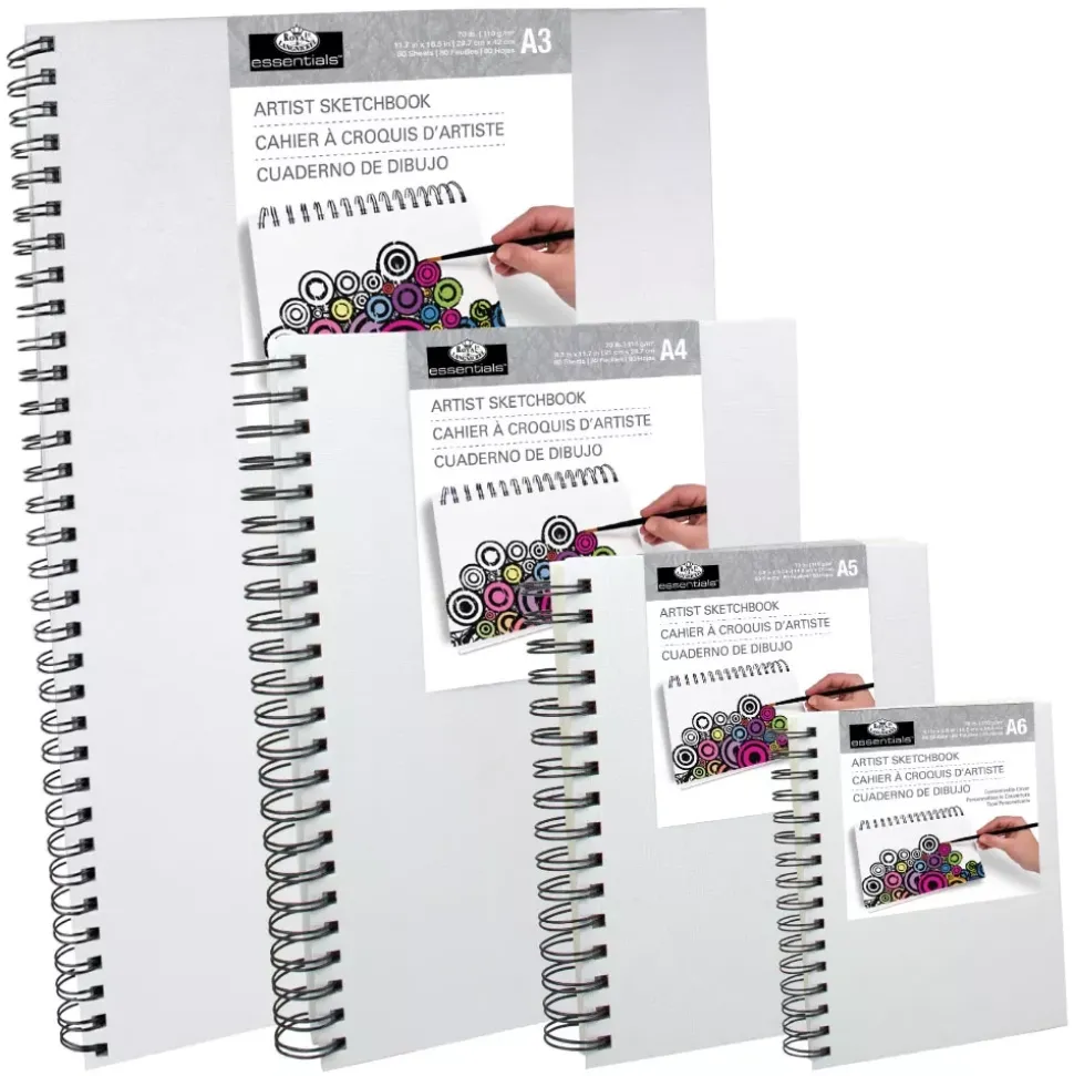 Cuaderno Sketch Book Portada Lienzo Royal & Langnickel A4