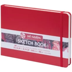 Cuaderno Sketch Book Rojo 140 g/m² Art Creation 21x14,8cm