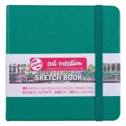 Cuaderno Sketch Book Verde bosque 140 g/m² Art Creation 12x12cm