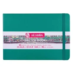 Cuaderno Sketch Book Verde bosque 140 g/m² Art Creation 21x14,8cm