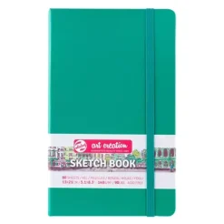 Cuaderno Sketch Book Verde bosque 140 g/m² Art Creation 13x21cm