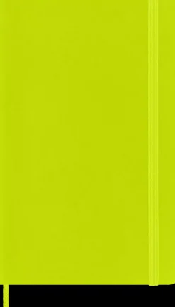 Cuaderno Verde Claro Liso tapa blanda Moleskine 9x14cm
