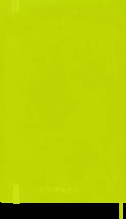 Cuaderno Verde Claro Liso tapa blanda Moleskine 9x14cm