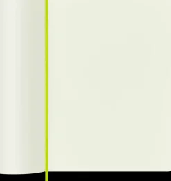 Cuaderno Verde Claro Liso tapa blanda Moleskine 19x25cm