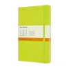 Cuaderno verde limón tapa dura rayada Classic Moleskine 13x21cm