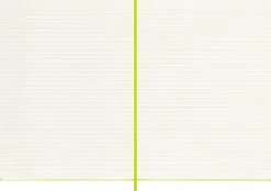 Cuaderno verde limón tapa dura rayada Classic Moleskine 19x25cm