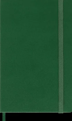 Cuaderno Verde Liso tapa dura Moleskine 9x14cm