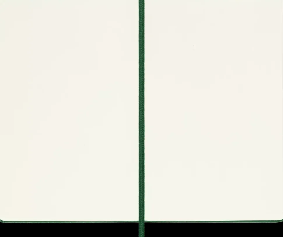 Cuaderno Verde Liso tapa dura Moleskine 9x14cm