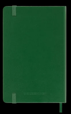Cuaderno Verde Liso tapa dura Moleskine 9x14cm