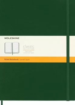 Cuaderno Verde mirto Clásico Tapa Dura Rayas 19x25cm Moleskine