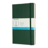Cuaderno verde mirto tapa dura puntos Classic Moleskine 13x21cm