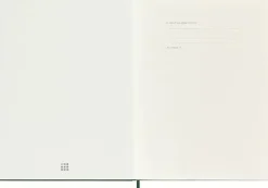 Cuaderno verde mirto tapa dura puntos Classic Moleskine 13x21cm
