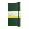 Cuaderno verde mirto tapa dura cuadrícula Classic Moleskine 13x21cm