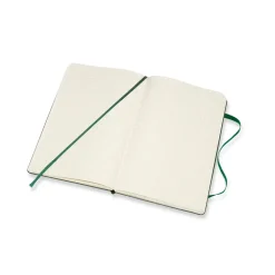 Cuaderno verde mirto tapa dura cuadrícula Classic Moleskine 13x21cm
