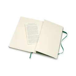 Cuaderno verde mirto tapa dura cuadrícula Classic Moleskine 13x21cm