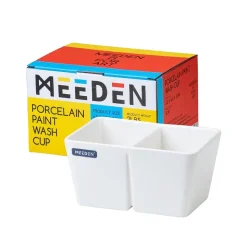 Cuenco cerámico doble limpia pinceles Meeden 16,5x11,4cm
