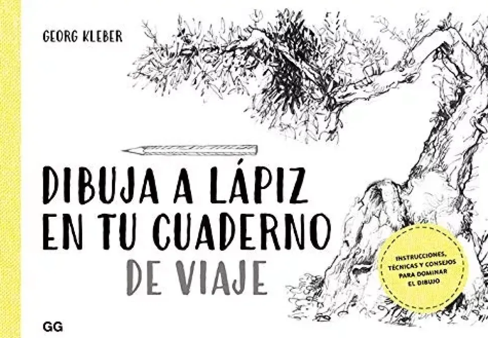 Dibuja a lápiz en tu cuaderno de viaje