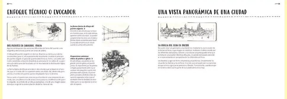 Dibuja a lápiz en tu cuaderno de viaje