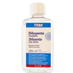 Diluyente Inodoro para Óleo Titan 250ml