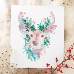 DIY Watercolor Christmas