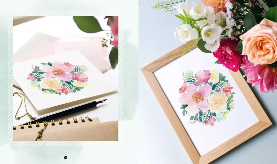 DIY Watercolor Flowers