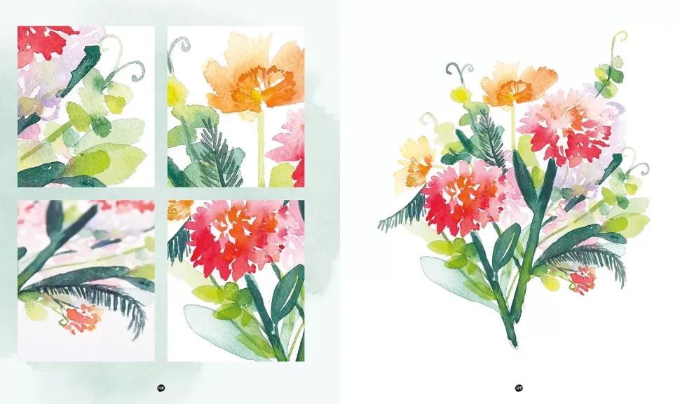 DIY Watercolor Flowers