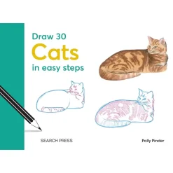 Draw 30 cats in easy steps