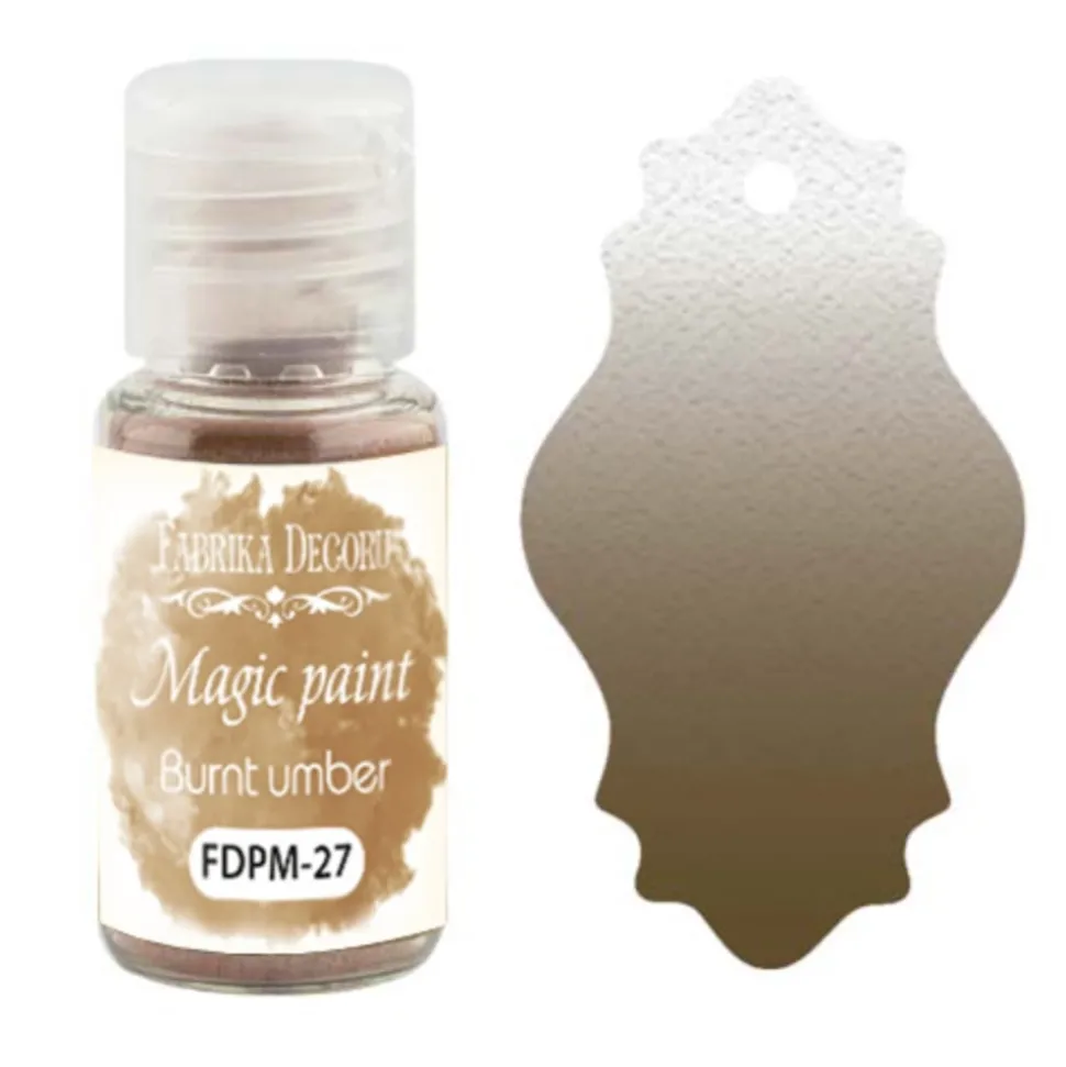 Dry Magic Paint Burnt umber Fabrika Decoru