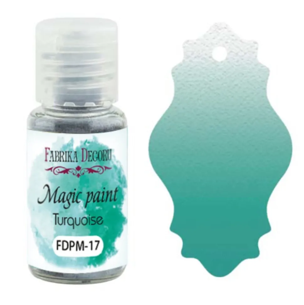 Dry Magic Paint Turquoise Fabrika Decoru