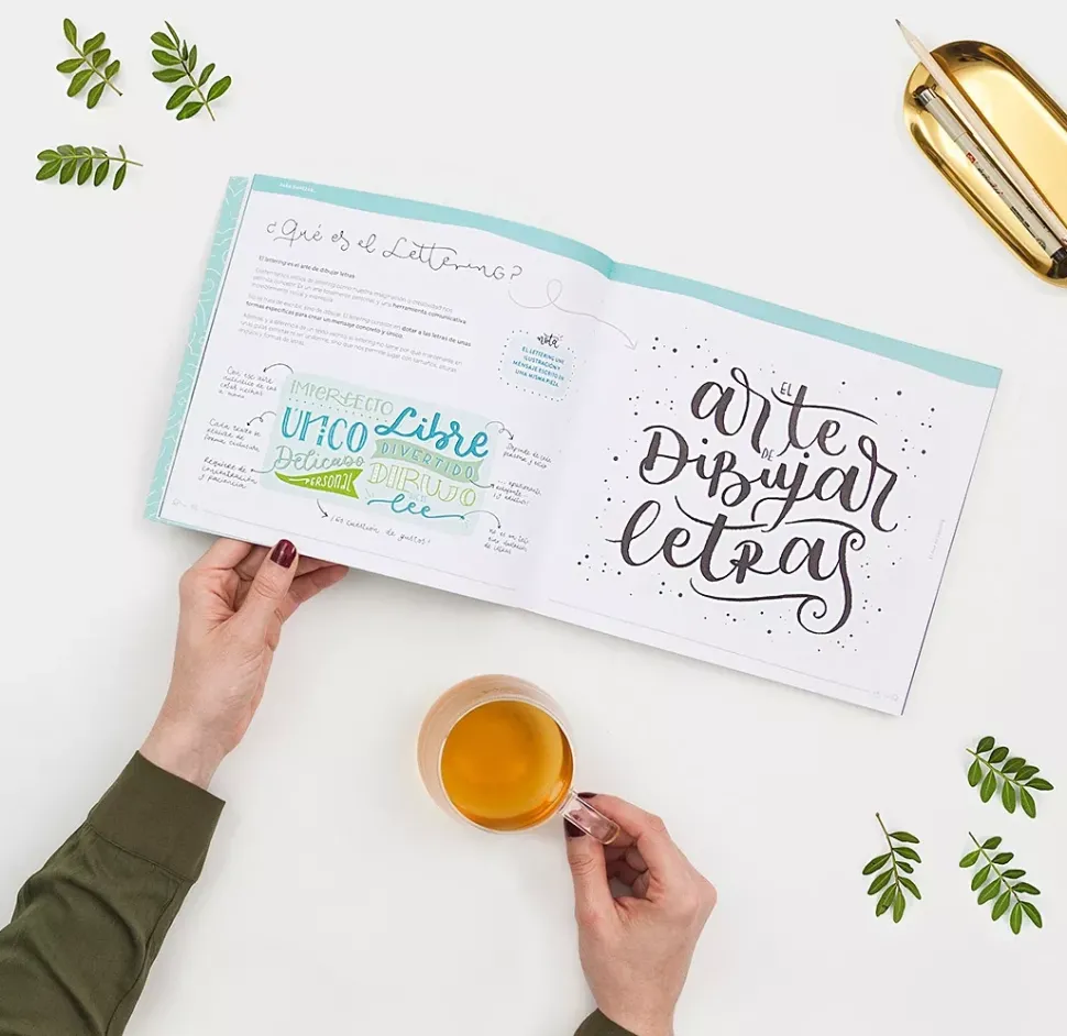 El arte del lettering ideas y ejercicios paso a paso para aprender a dibujar letras bonitas