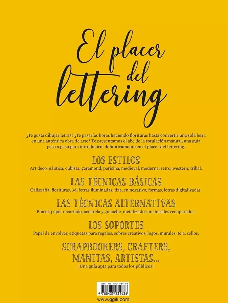 El placer del lettering guía práctica para explorar el mundo de la rotulación contemporánea
