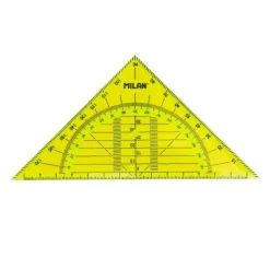 Escuadra geométrica Acid Yellow Flex&Resistant Milan 14cm