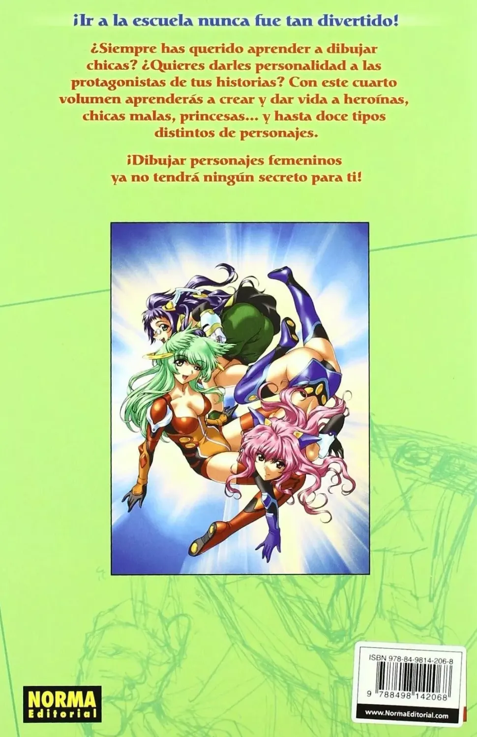 Escuela de manga Vol 4 Personajes femeninos
