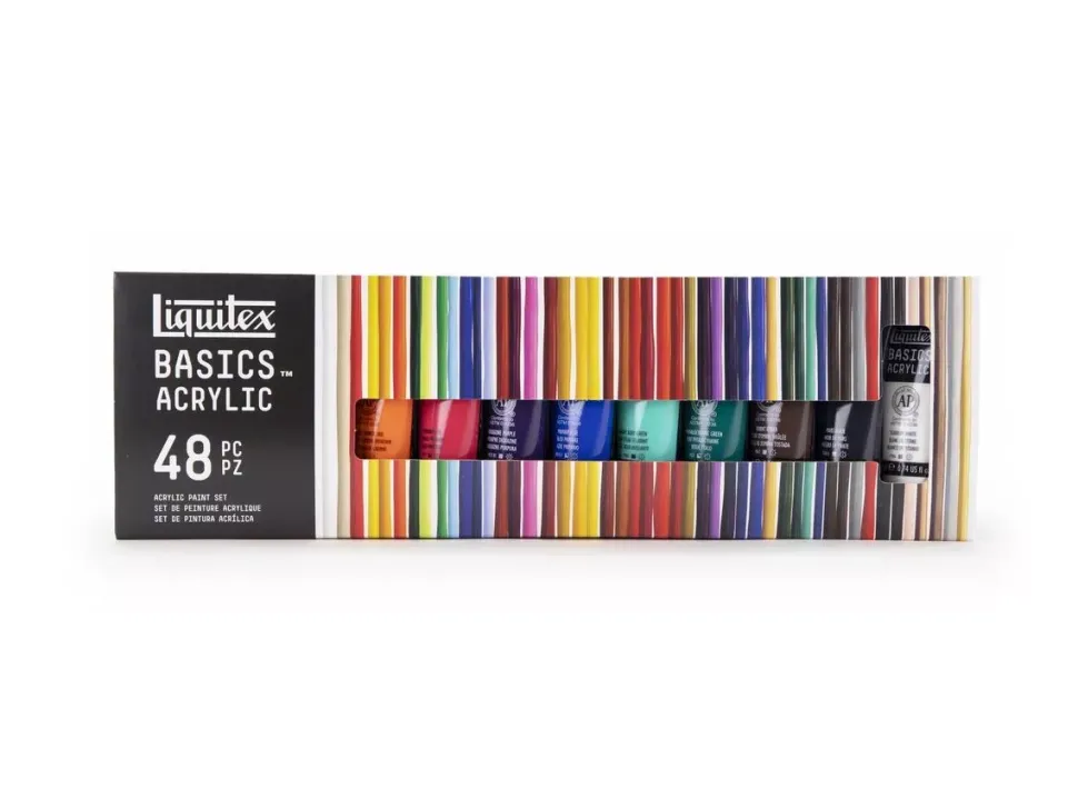 Estuche 48 Acrílicos Basics Liquitex