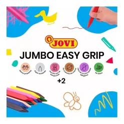 Estuche 300 Ceras Crayons Jumbo Easy Grip Jovi