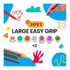 Estuche 300 Ceras Crayons Large Easy Grip Jovi