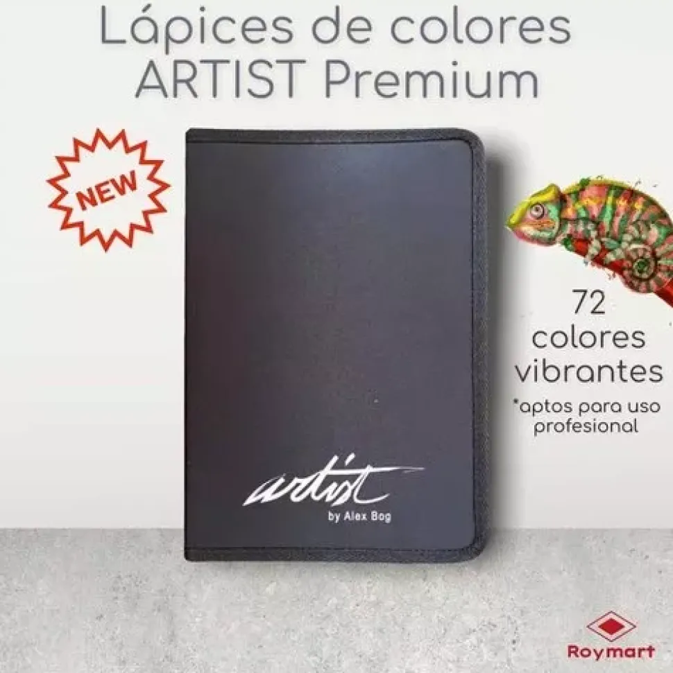 Estuche 72 Lápices de colores Artist Alex Bog