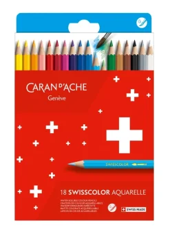 Estuche 18 lápices de colores Swisscolor Caran d'Ache
