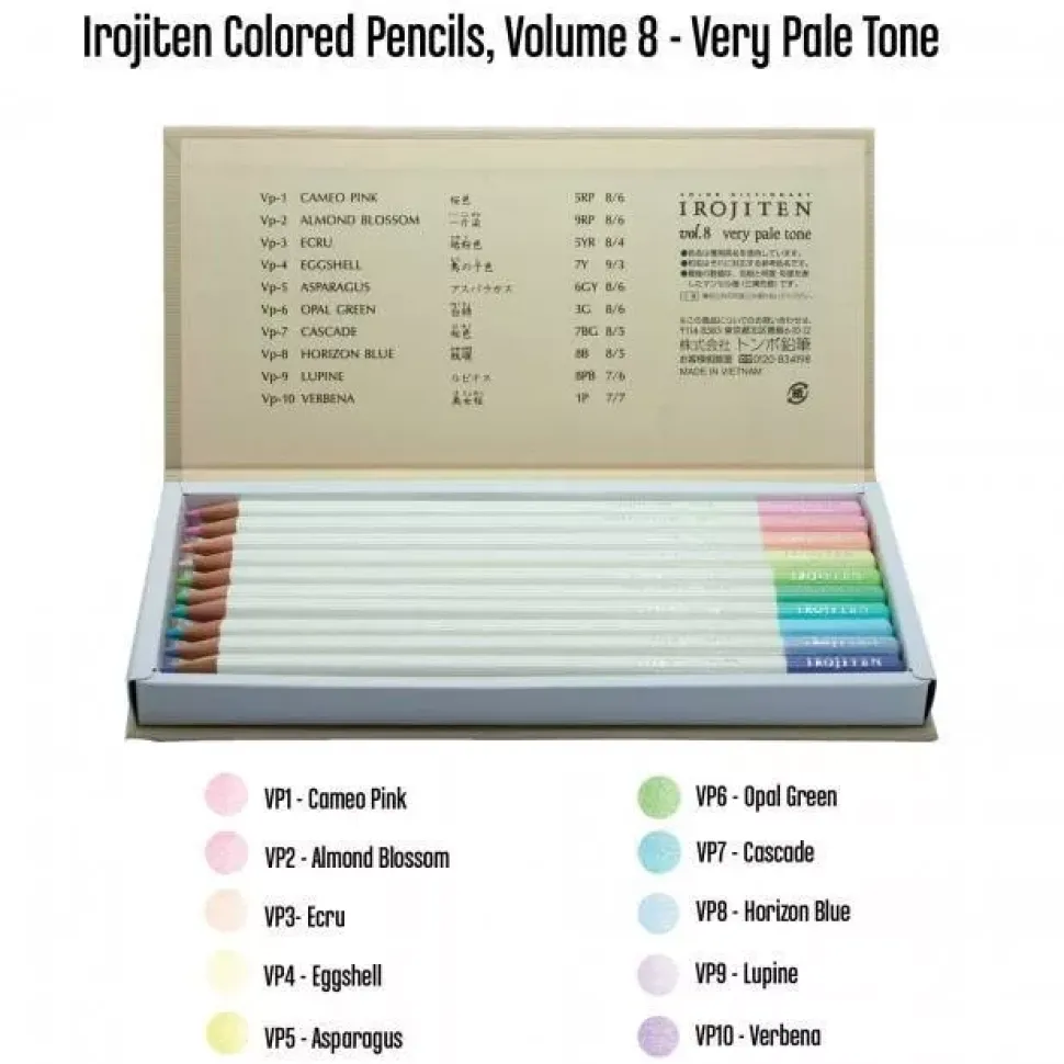 Estuche 30 lápices de colores Irojiten Tombow - Seascape