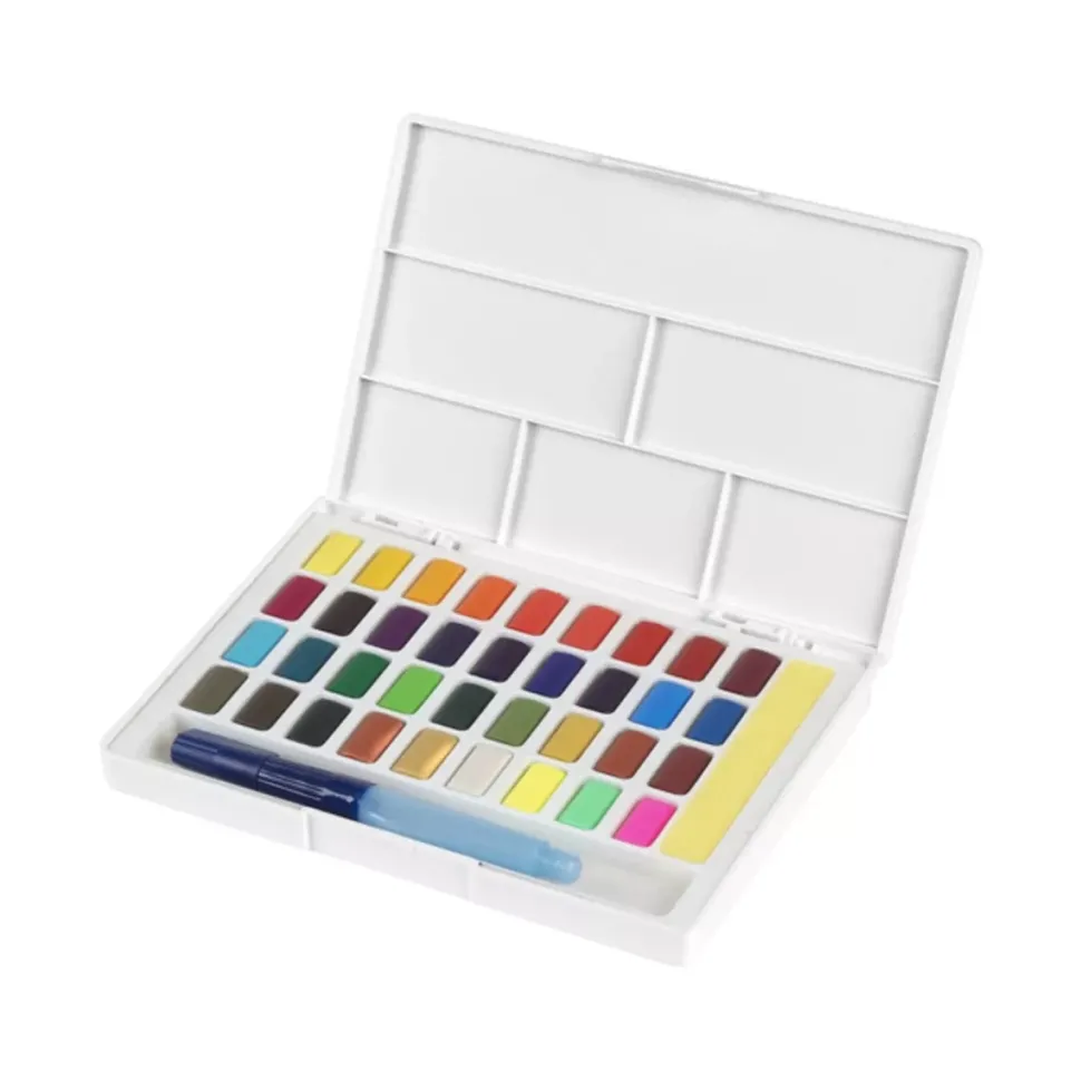 Estuche 36 Medio Godets Acuarelas Creative Studio Faber-Castell