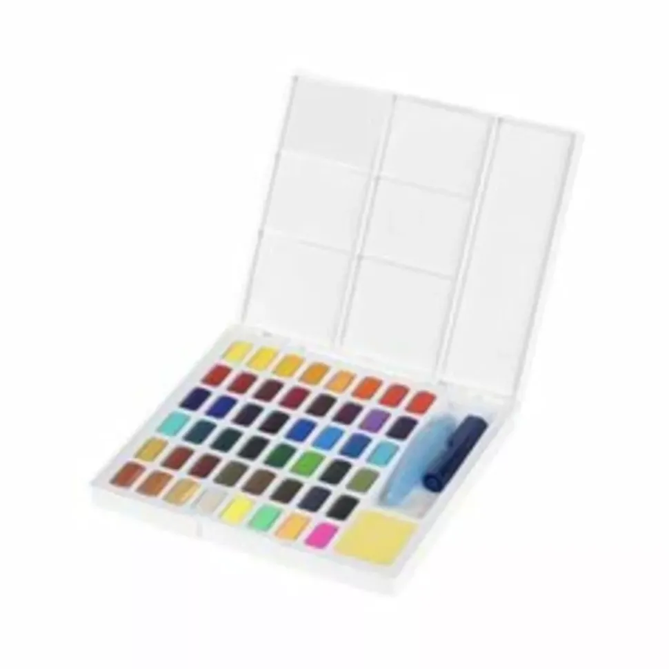 Estuche 48 Medio Godets Acuarelas Creative Studio Faber-Castell