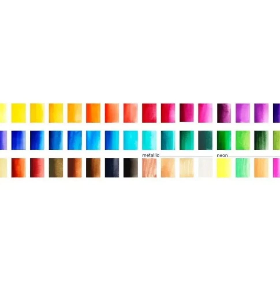 Estuche 48 Medio Godets Acuarelas Creative Studio Faber-Castell
