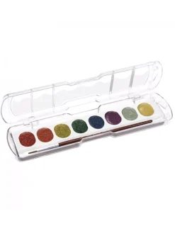 Estuche 8 Mini Acuarelas Glitter Giotto