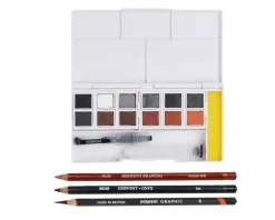 Estuche 12 piezas mixed media Shade Tone Derwent
