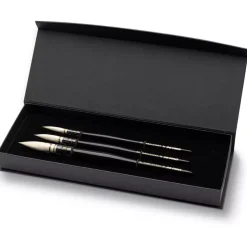 Estuche 3 Pinceles acuarela Kagalovska Casaneo da Vinci