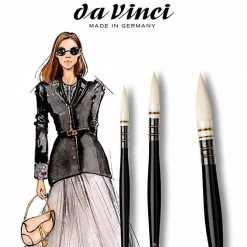Estuche 3 Pinceles acuarela Kagalovska Casaneo da Vinci