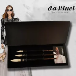 Estuche 3 Pinceles acuarela Kagalovska Casaneo da Vinci