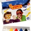 Estuche 5 Pinturas Maquillaje Colores Surtidos Jovi